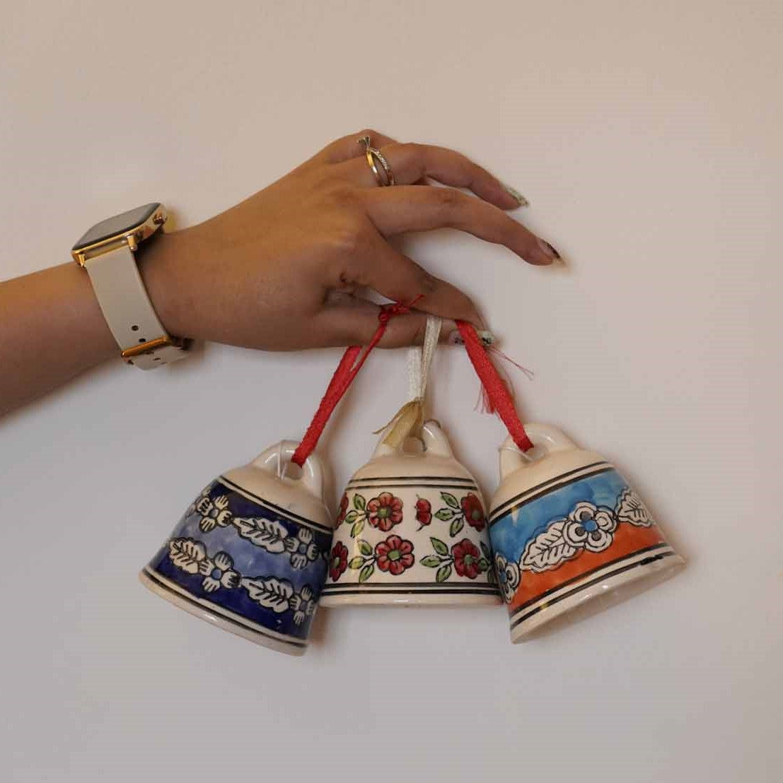 Assorted Set of 2 Ceramic Bells