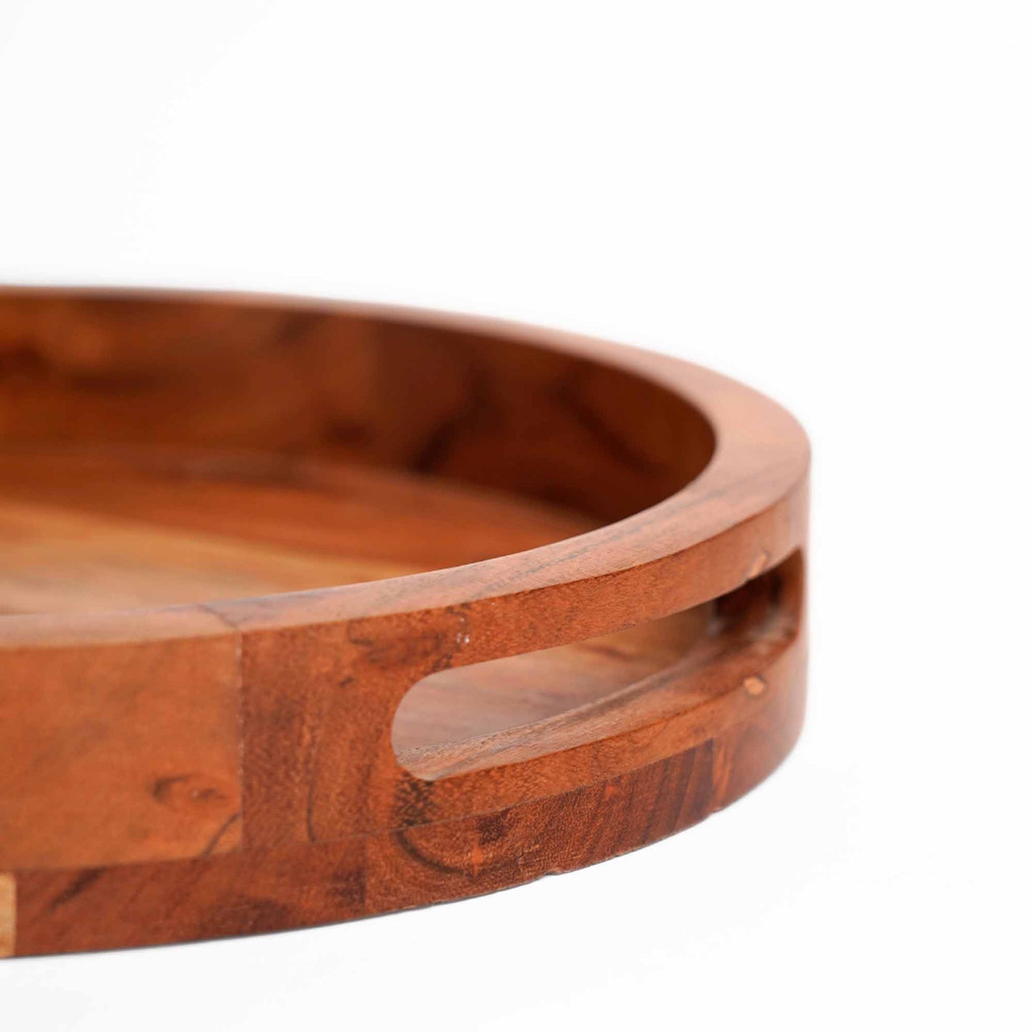 Circular Tray - Acacia Wood