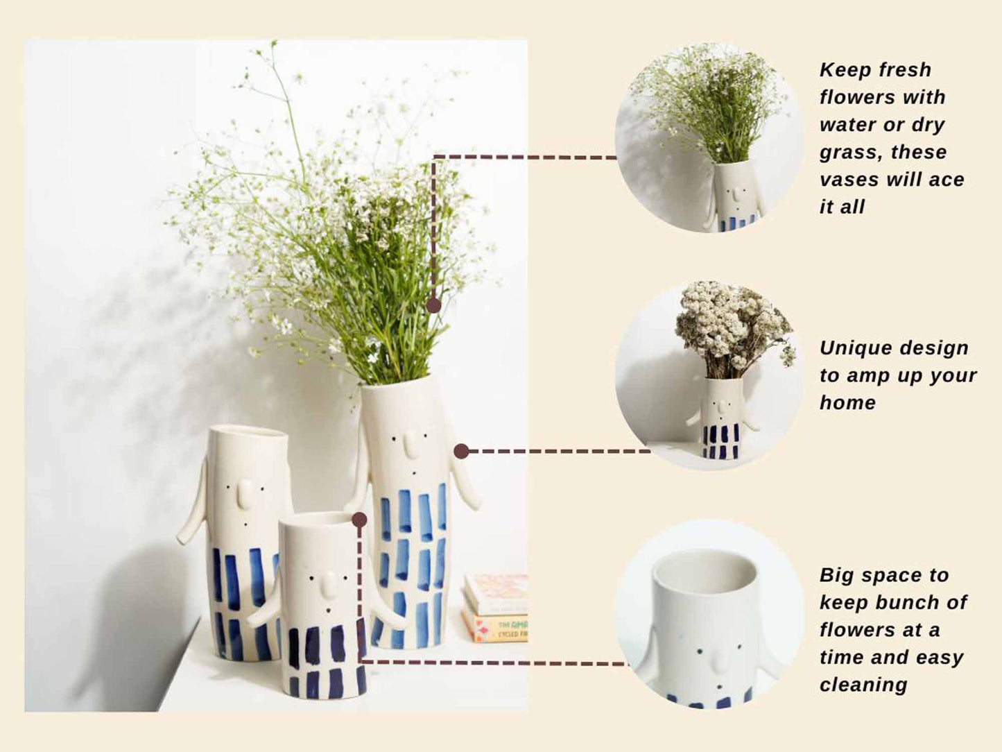 Hipster vase