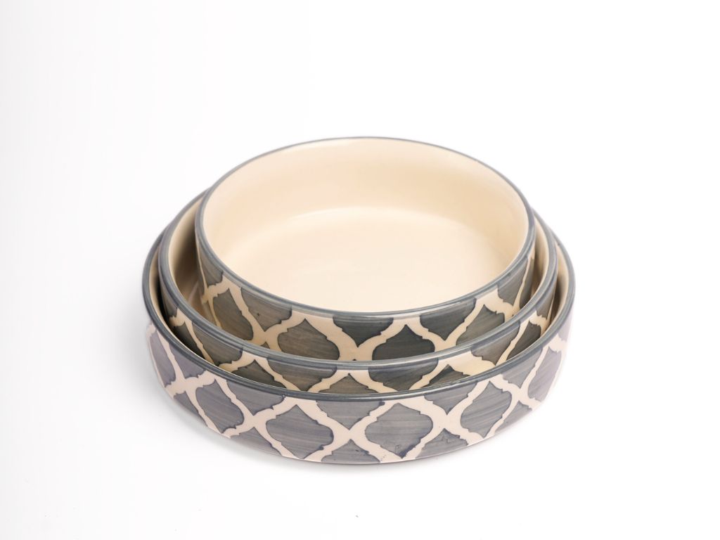 Moroccan Grey Salad I Baking Trays – Set of 3