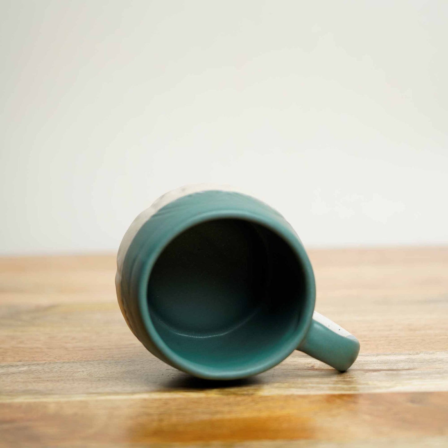 Earthy Matte Stout Hot Chocolate Mug - Teal