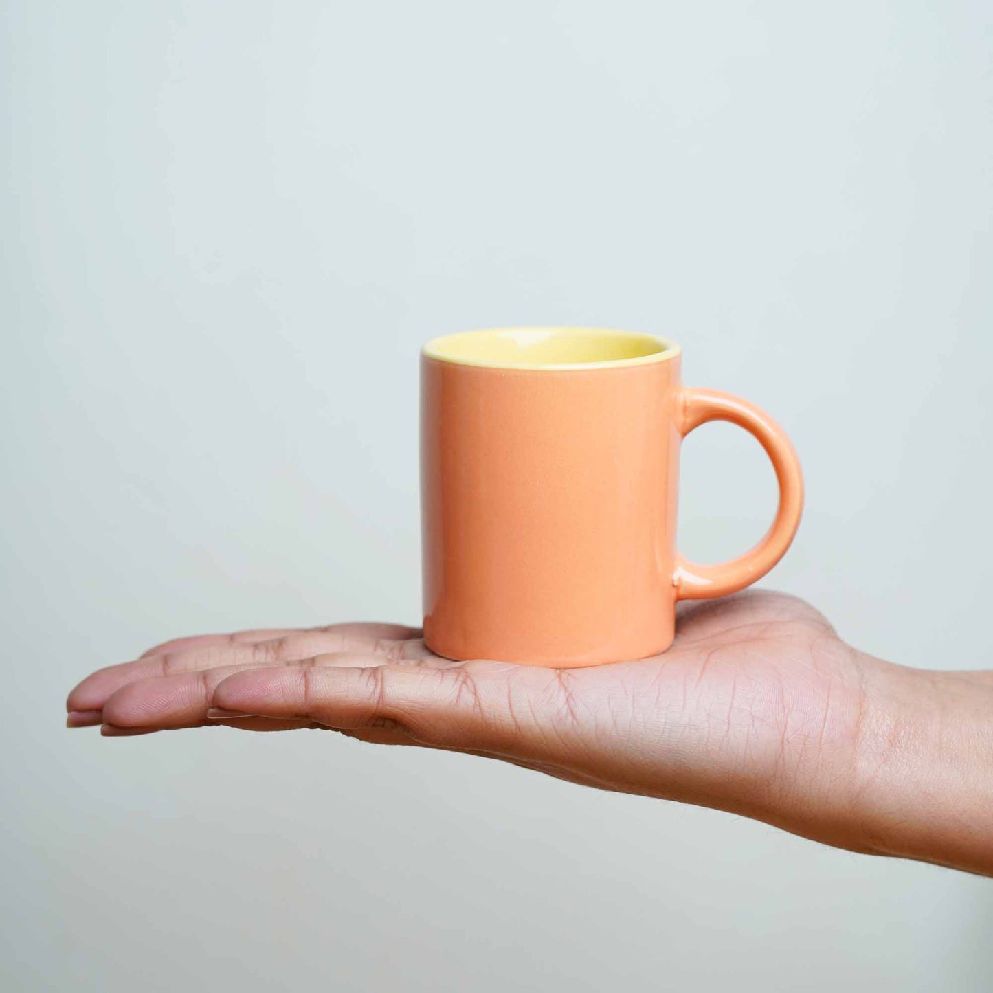 Gingerbread Espresso I Small Tea Cups - Yellow Orange