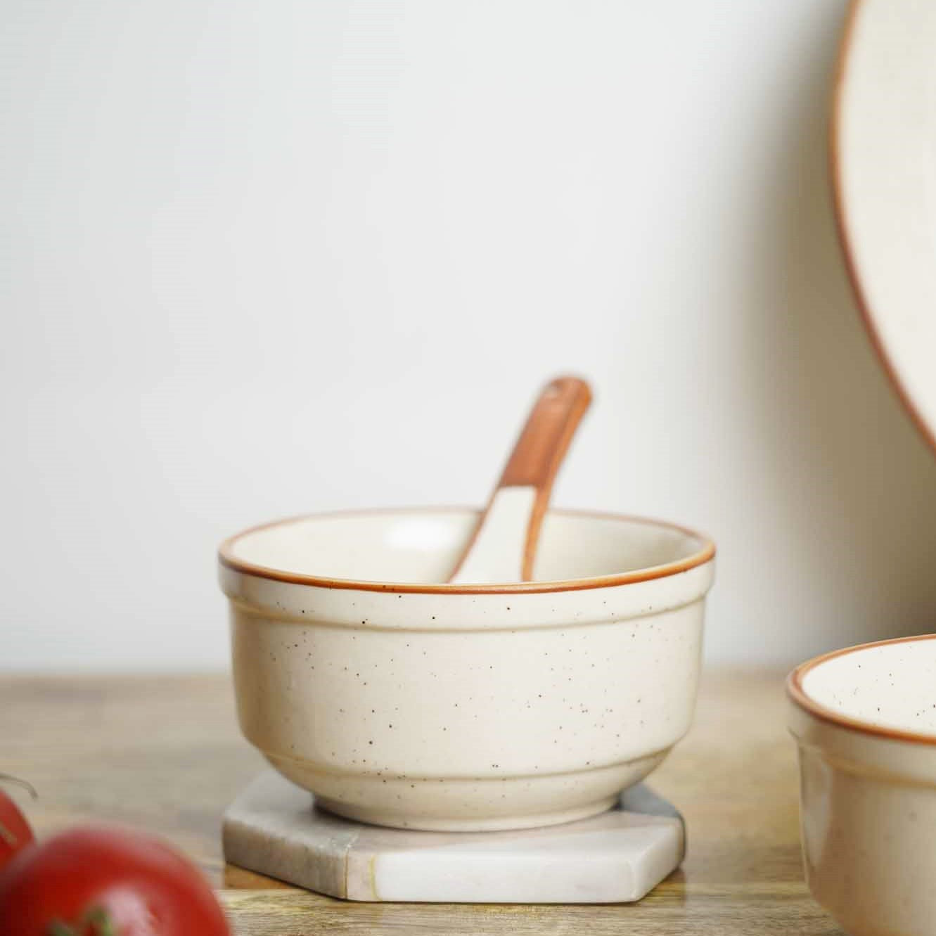 Cookie Crumble - Soup Bowls with Spoons - Set of 2