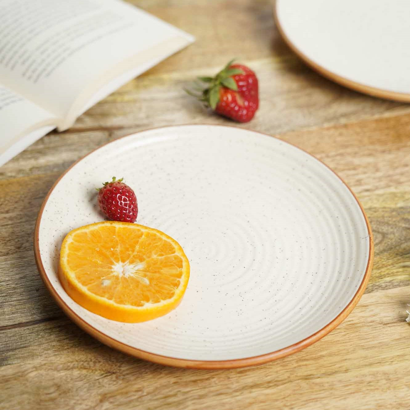 Cookie Crumble - Quarter I Snacks Plate - Set of 2