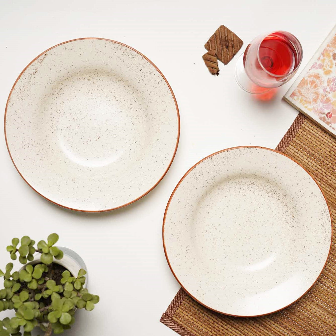 Cookie Crumble - Deep Dish I Pasta Plates - Set of 2