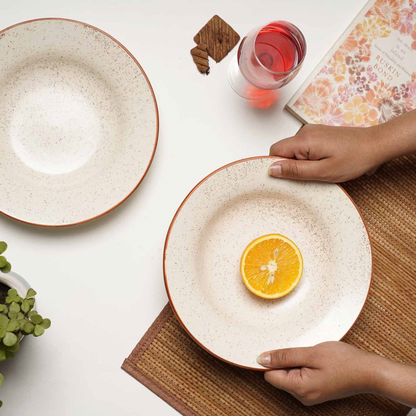 Cookie Crumble - Deep Dish I Pasta Plates - Set of 2