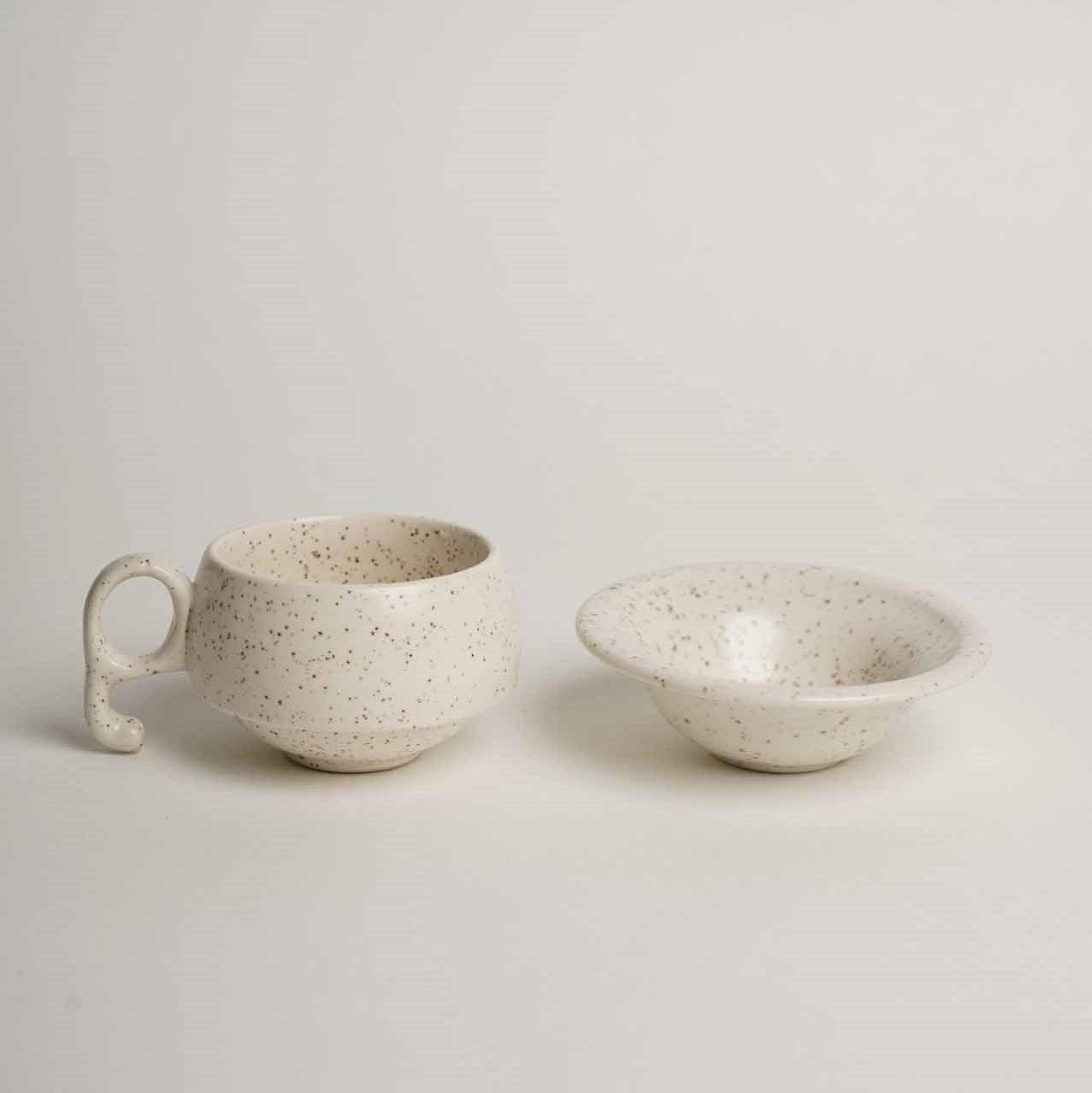 Cookie Crumble - Tea Set - Set of 6 Cups and 6 Saucers