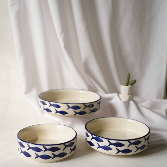 Marine Life Salad I Baking Trays - Set of 3