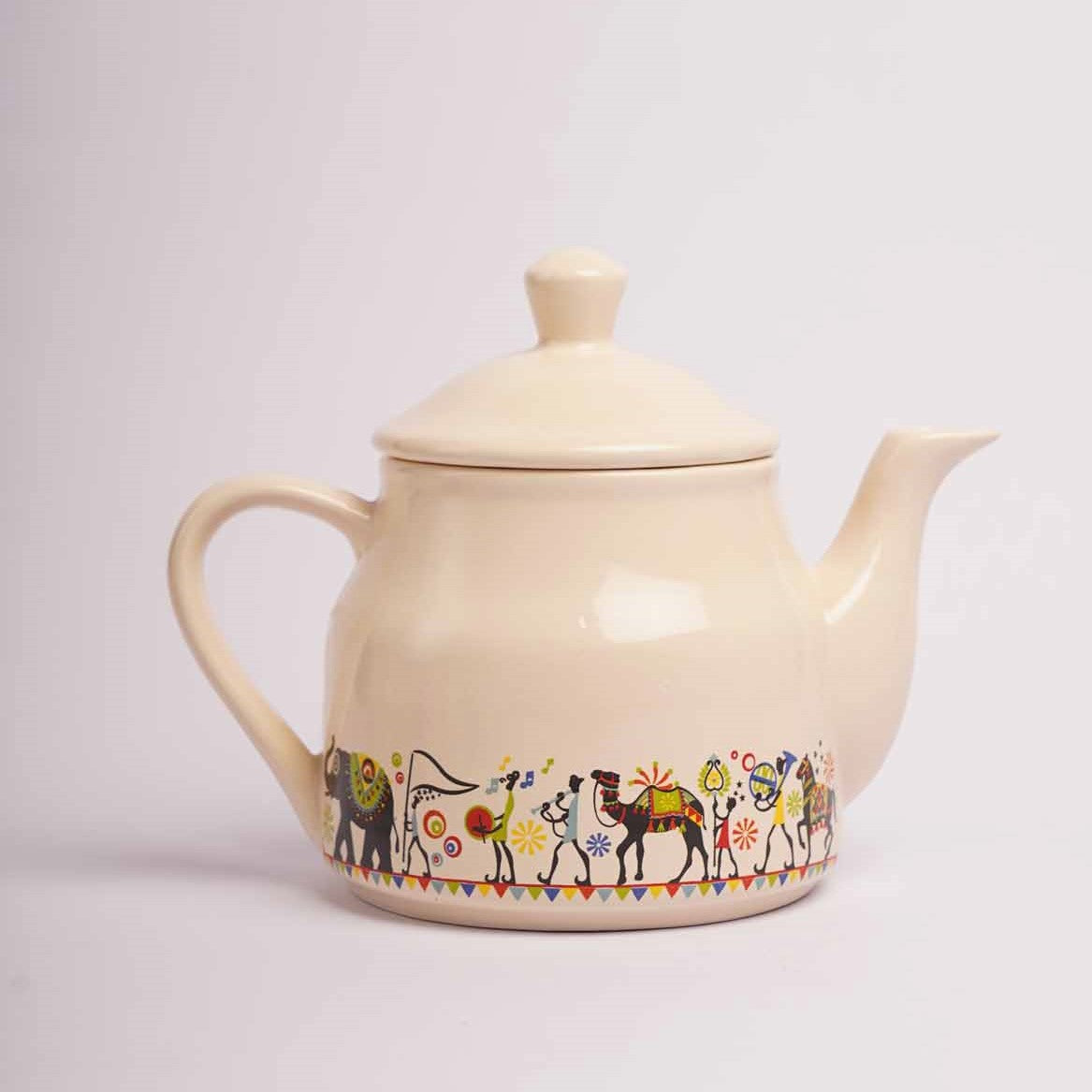 Candy Floss Tea Set with Teapot - Set of 7