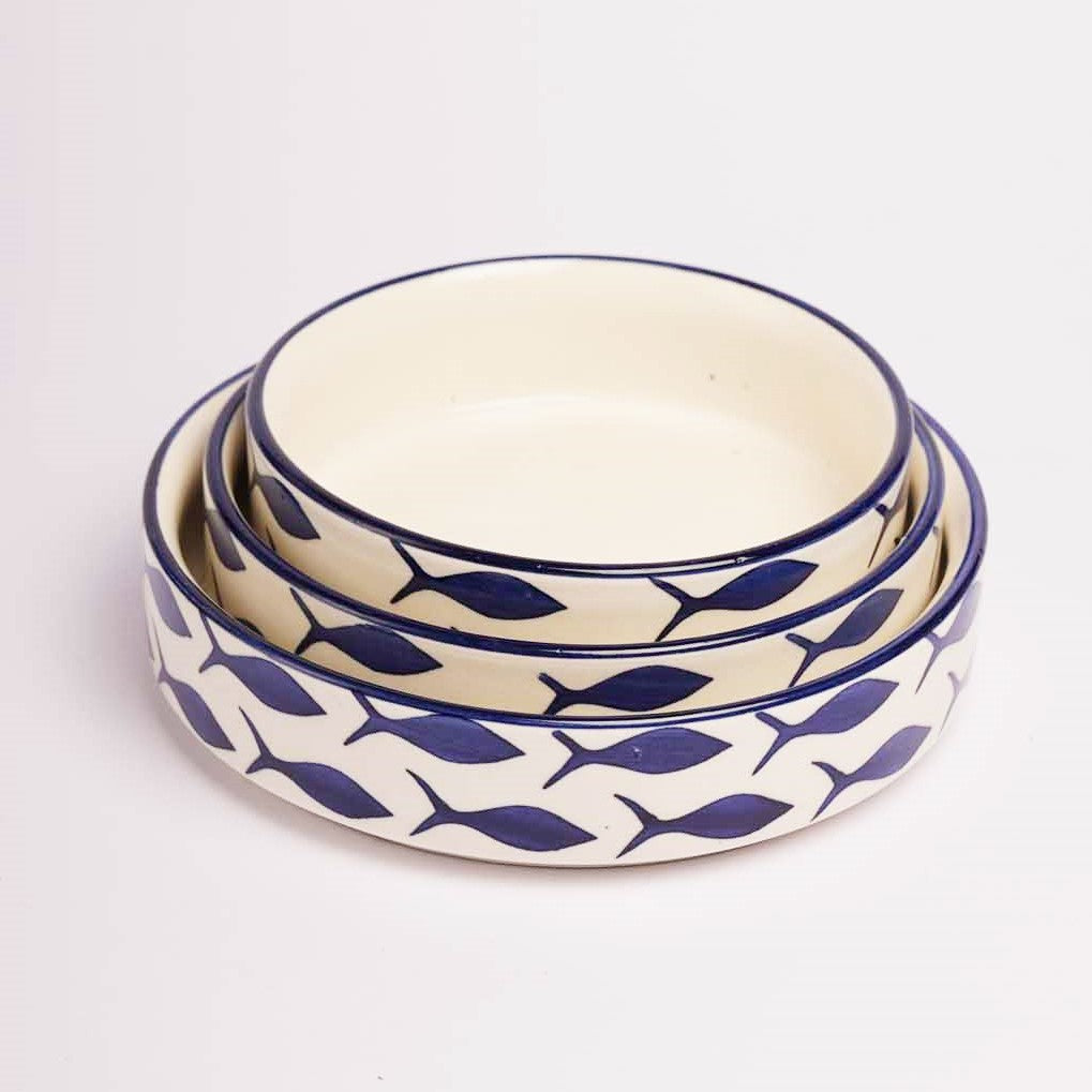 Marine Life Salad I Baking Trays - Set of 3