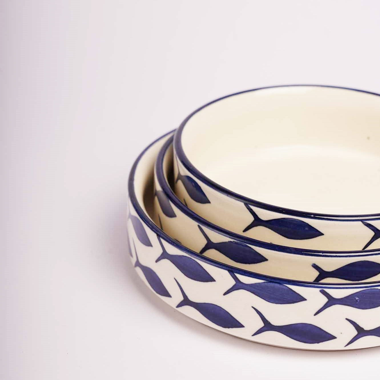 Marine Life Salad I Baking Trays - Set of 3