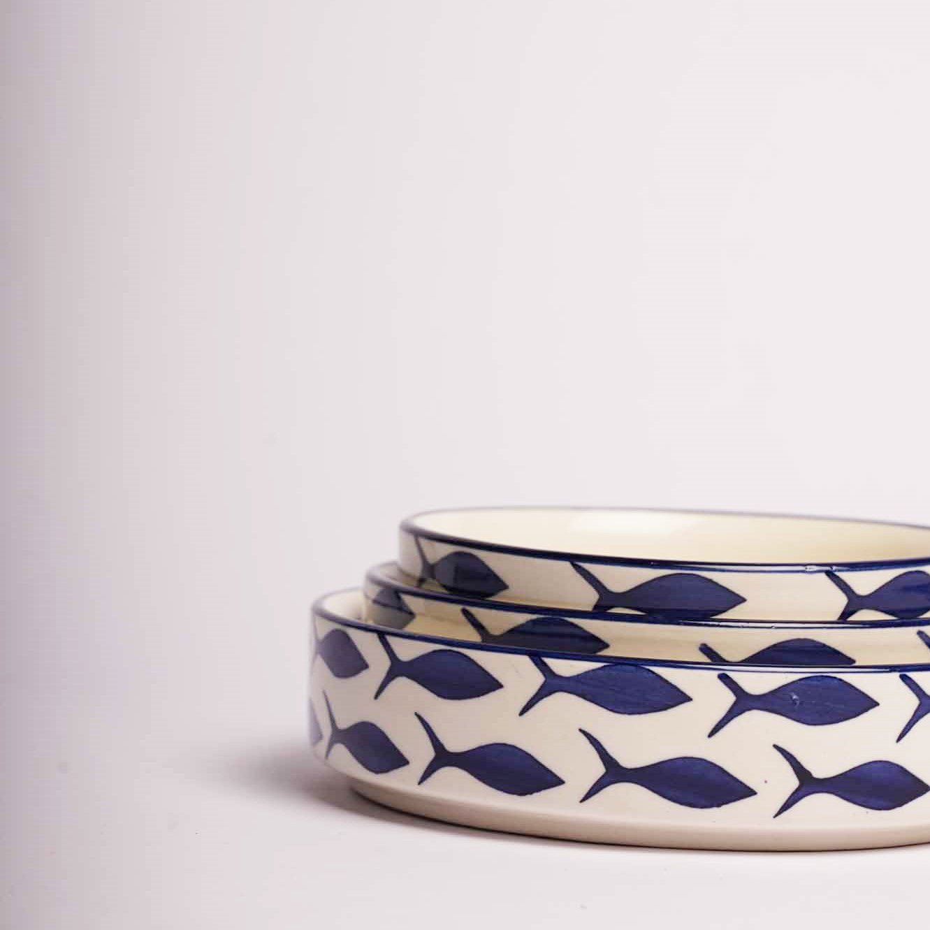 Marine Life Salad I Baking Trays - Set of 3