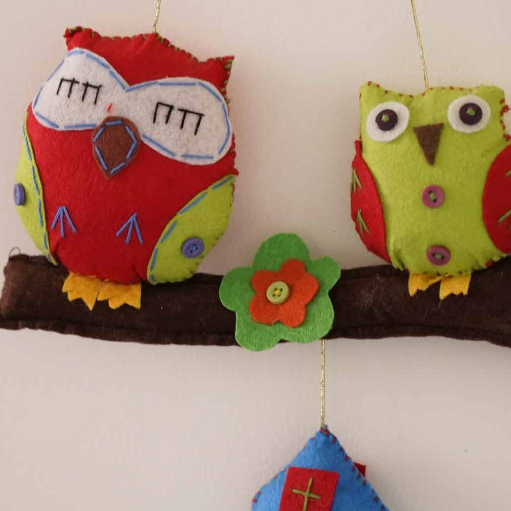 Felt Owl Hanging
