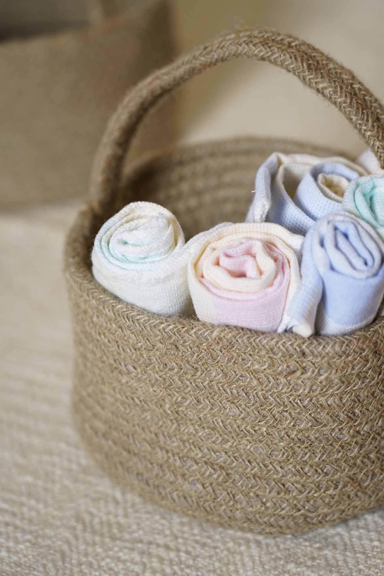 Jute Kitchen I Storage Basket - With Handles