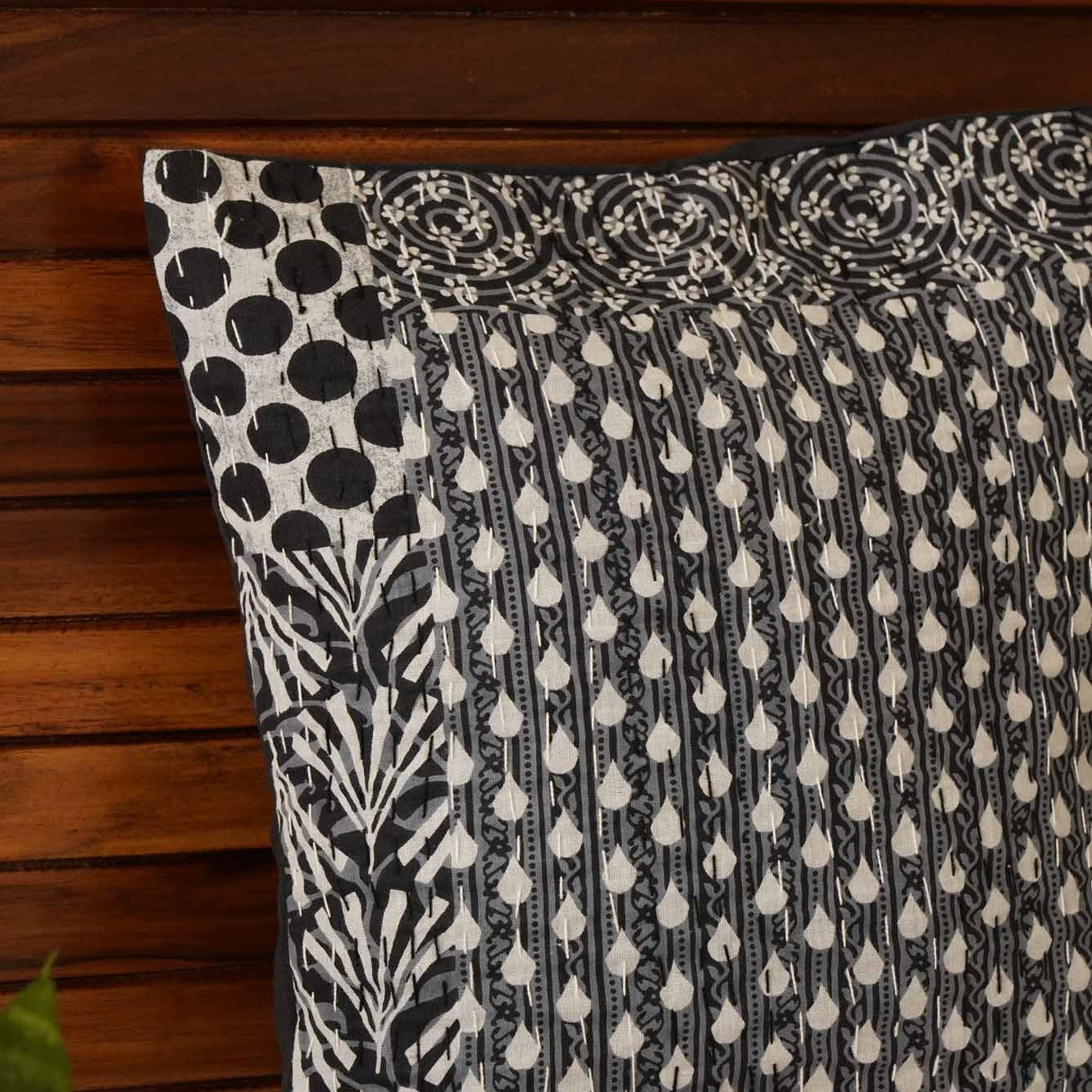 Kaala - Kantha Cushion Cover