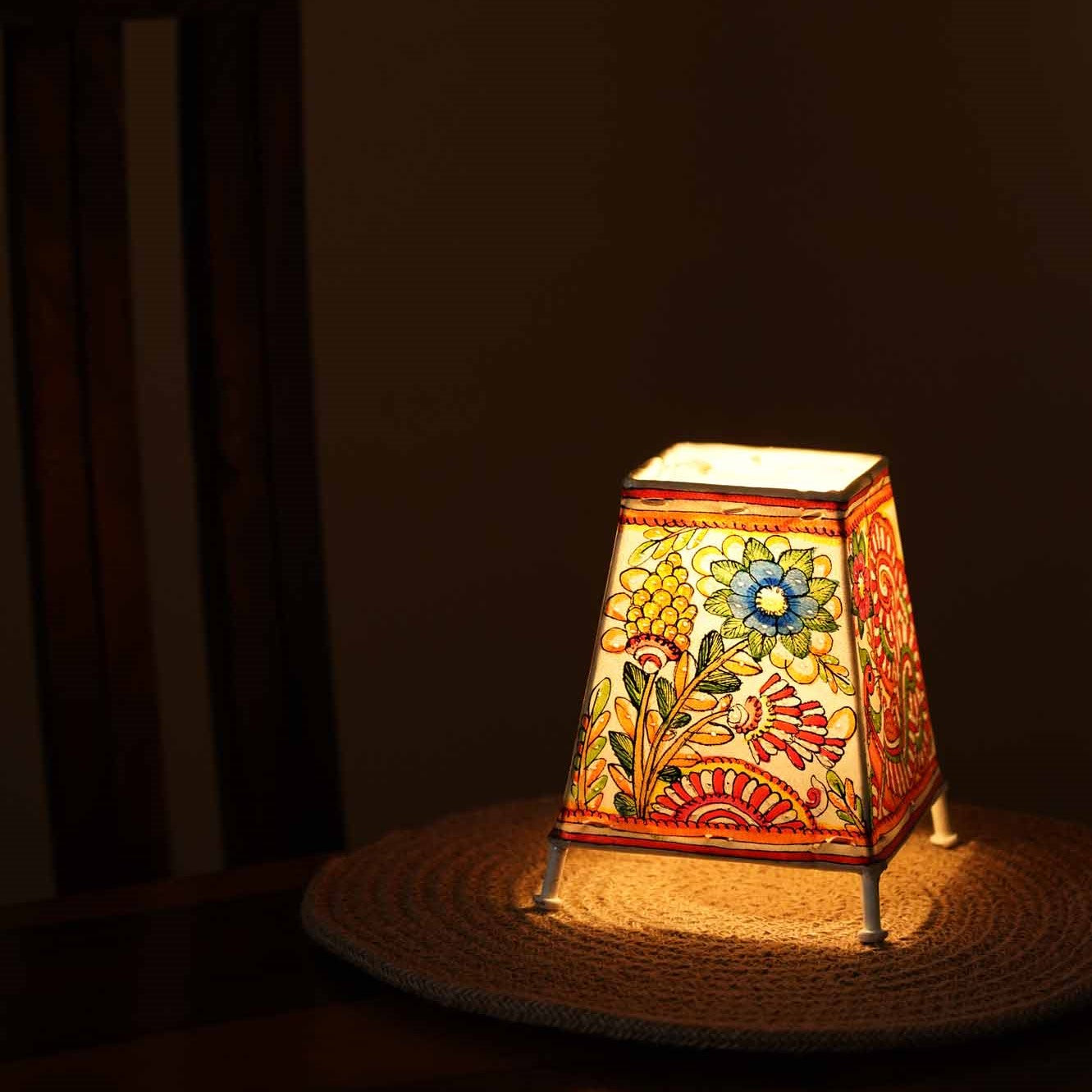 Leather Lamp β Kesari Mor