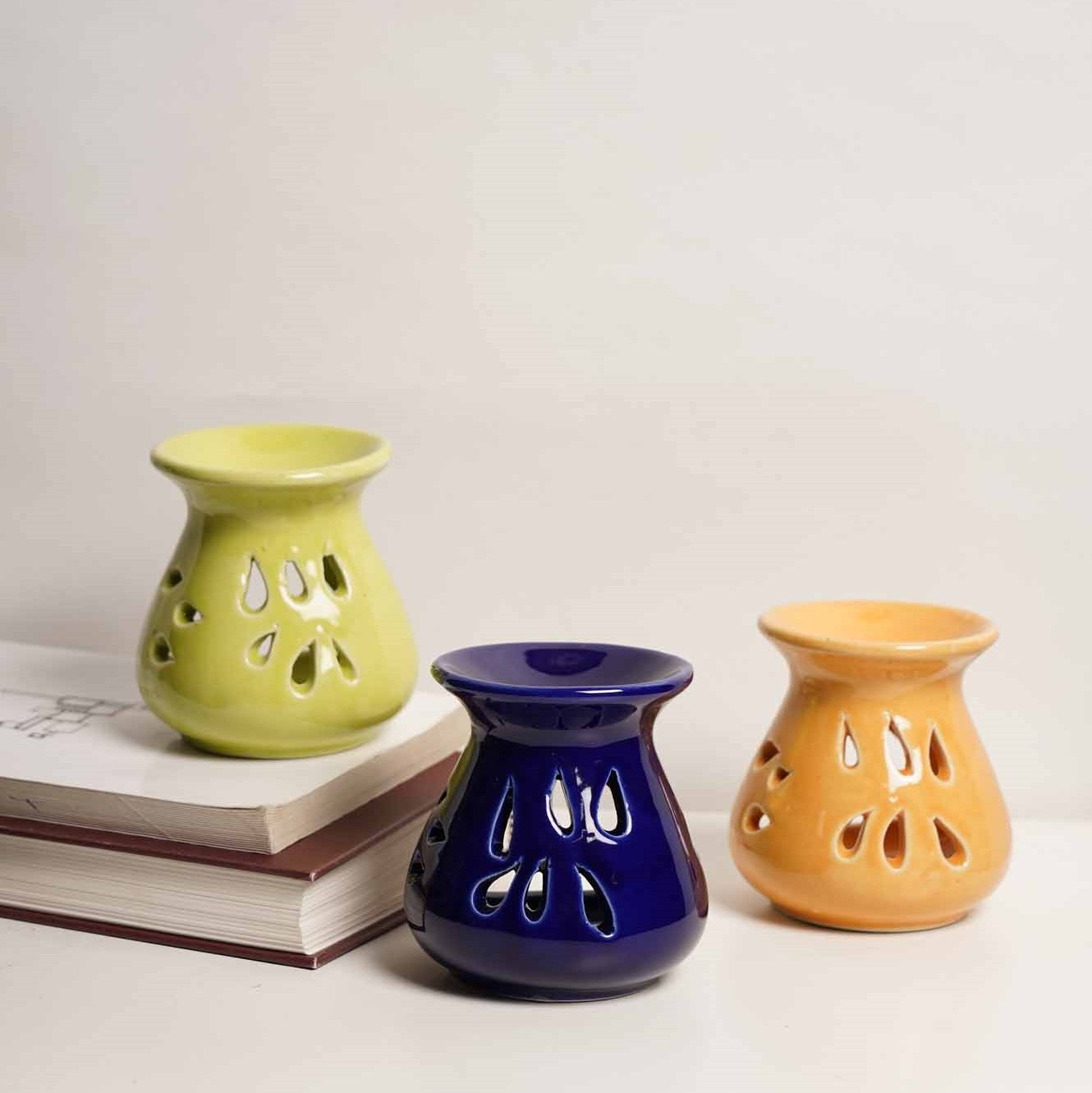 Aroma Oil Diffuser I Burner - Yellow