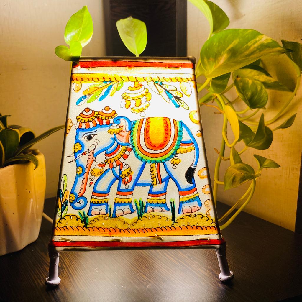 Leather Lamp - Haathi