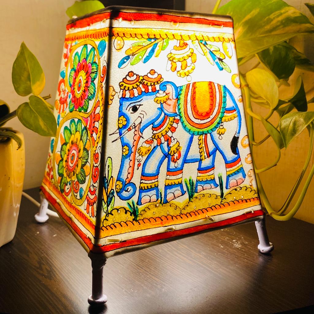 Leather Lamp - Haathi
