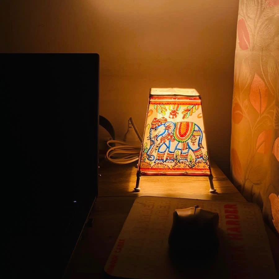 Leather Lamp - Haathi