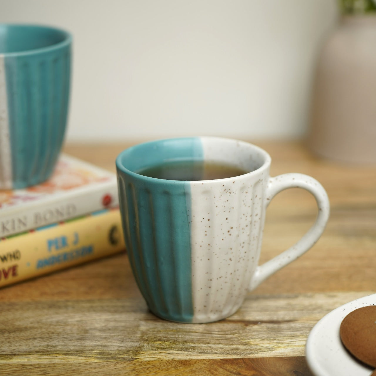 Seaside Ivory Tea Cups - Set of 2 & 6