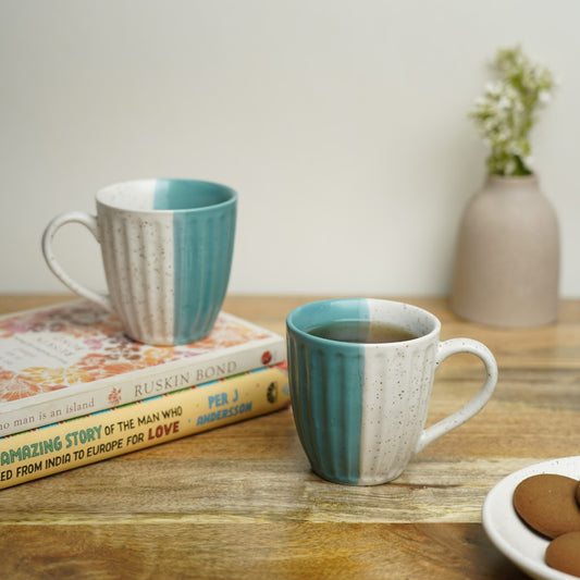 Seaside Ivory Tea Cups - Set of 2 & 6