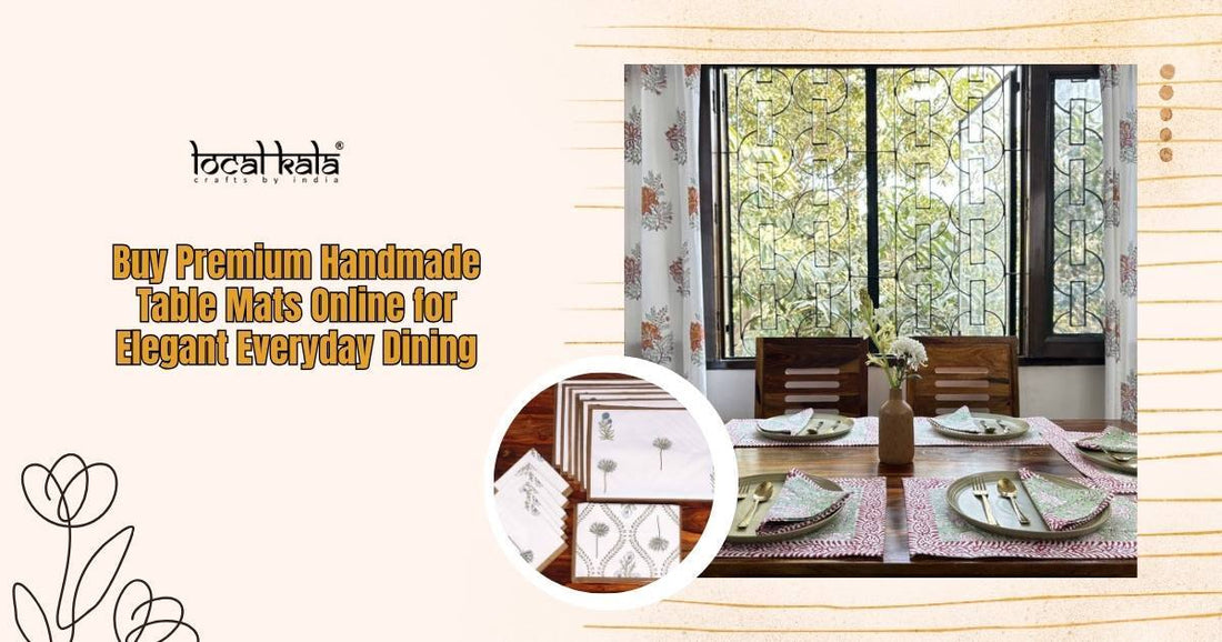 Buy Premium Handmade Table Mats Online for Elegant Everyday Dining