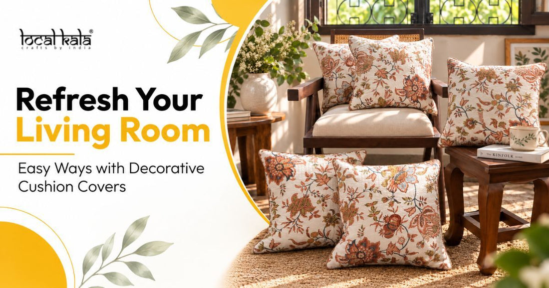 Easy Ways to Refresh Your Living Room with Decorative Cushion Covers