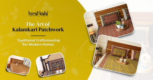 The Art of Kalamkari Patchwork: Traditional Craftsmanship for Modern Homes