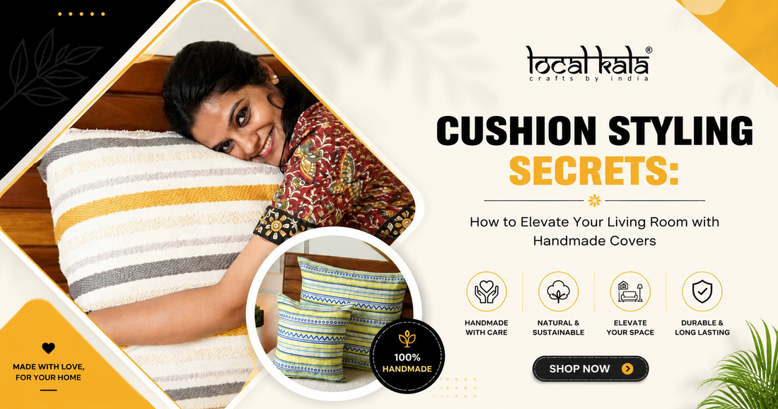 Cushion Styling Secrets: How to Elevate Your Living Room with Handmade Covers