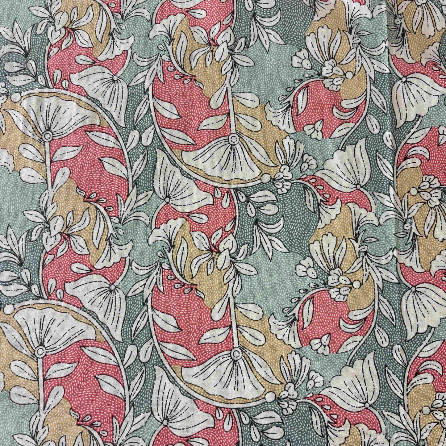 Hiran Pink - Flat I Fitted Bedsheet (90x108 Inches)
