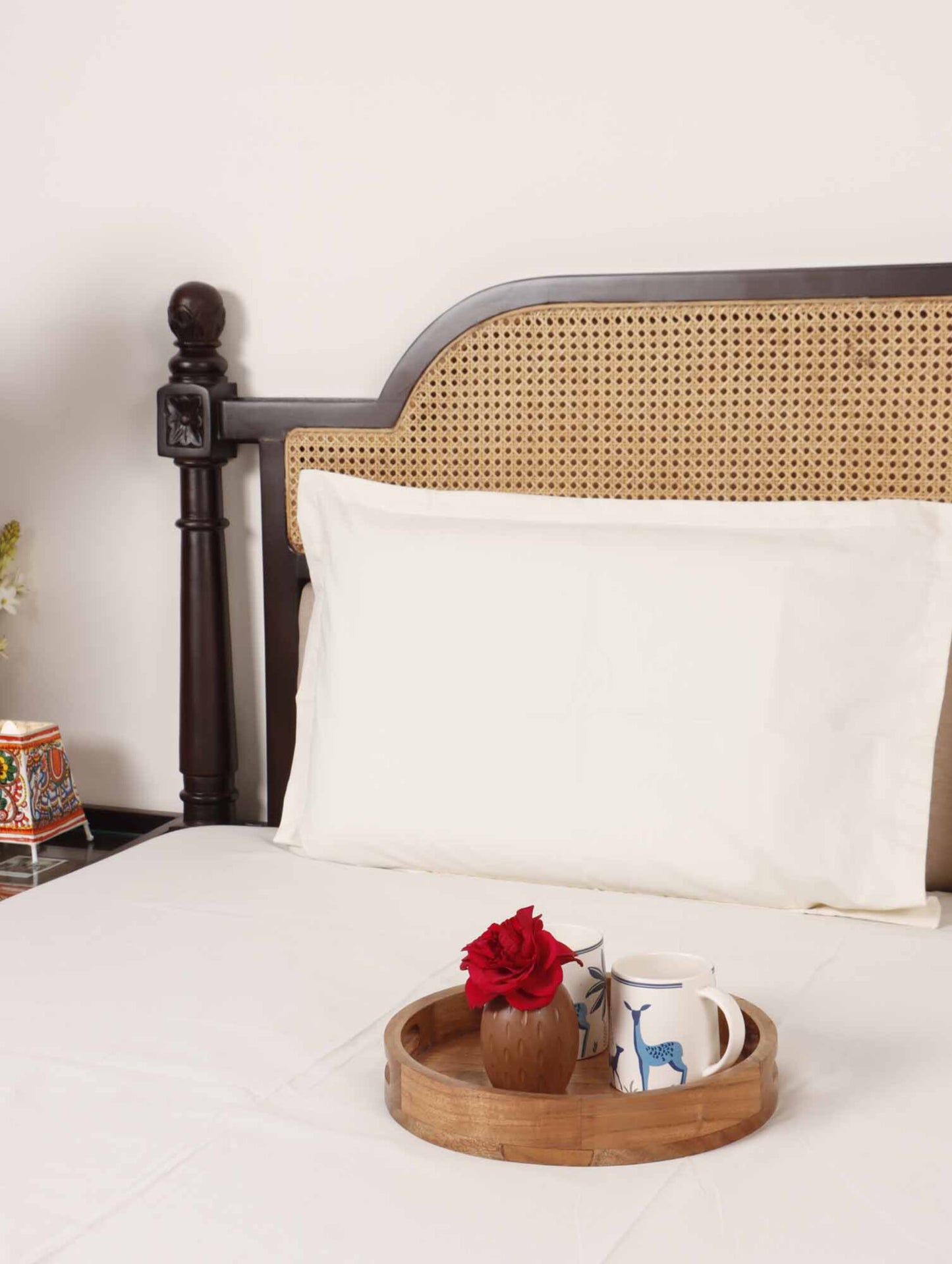 Pearl White - Bedsheet (108x108 Inches)