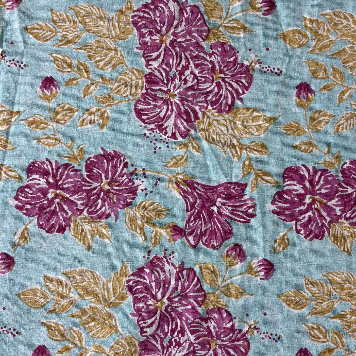 Ruhi - Hand block Bedsheet (108x108 Inches)