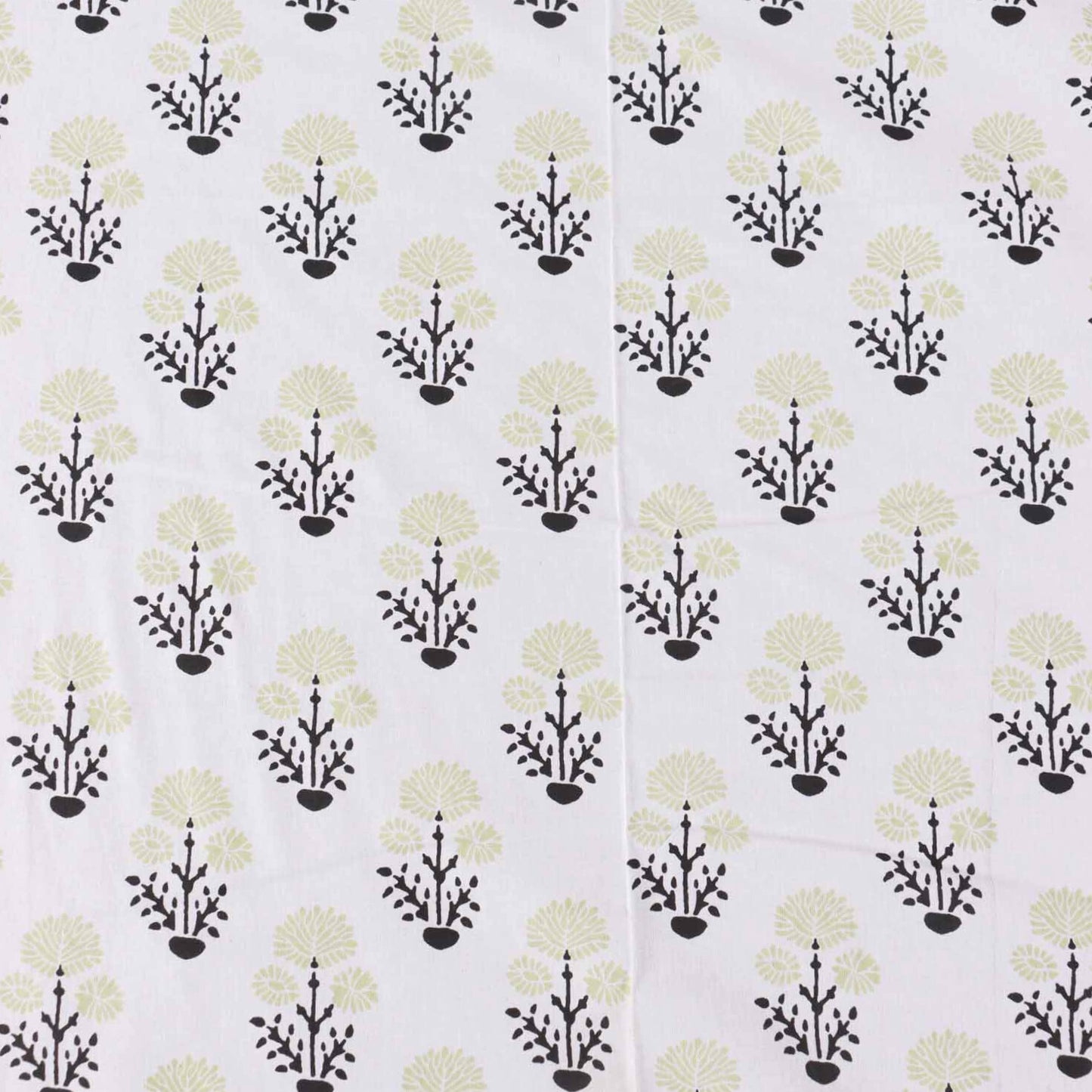 Kamalika Green - Single Bed Bedsheet (60x90 Inches)