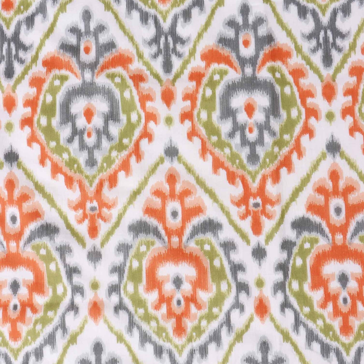 Double Bed Reversible Mul Dohar – Ikkat Orange