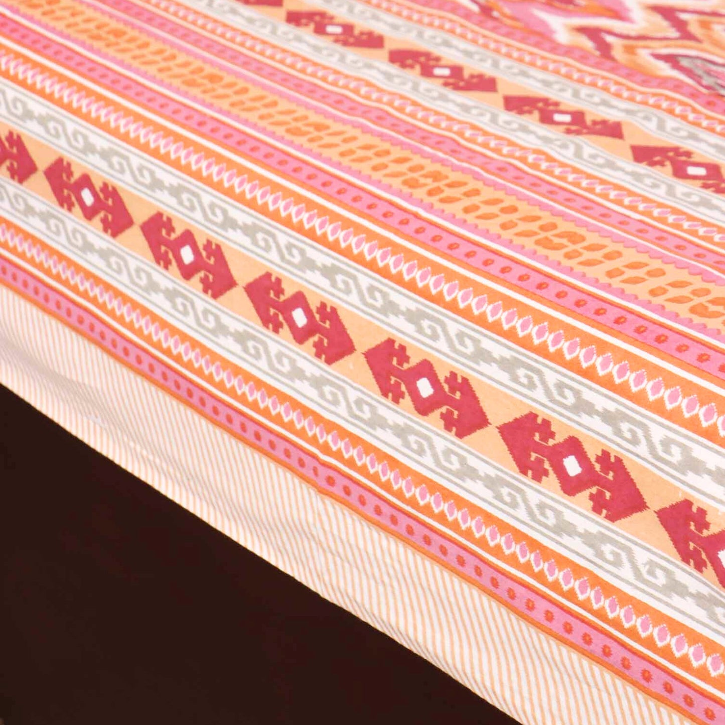 Niyati Pink - Flat I Fitted Bedsheet (90x108 Inches)