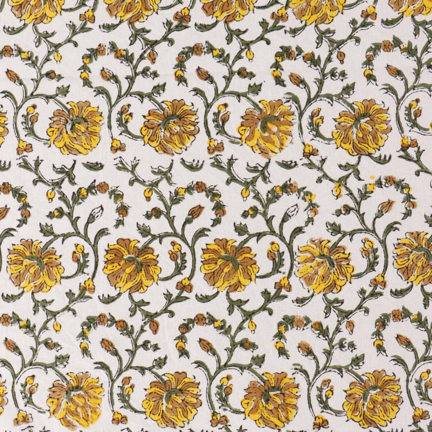 Meera - Handblock Bedsheet ( 90x108 Inches)