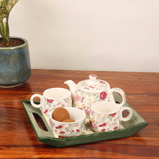 Sukoon Tea Set Floral - Set of 5