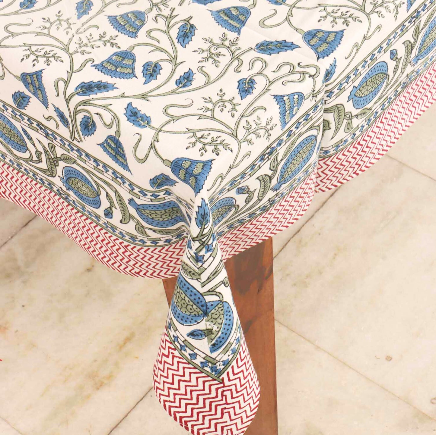 Vasundhara  Hand Block Printed Center Table Cover