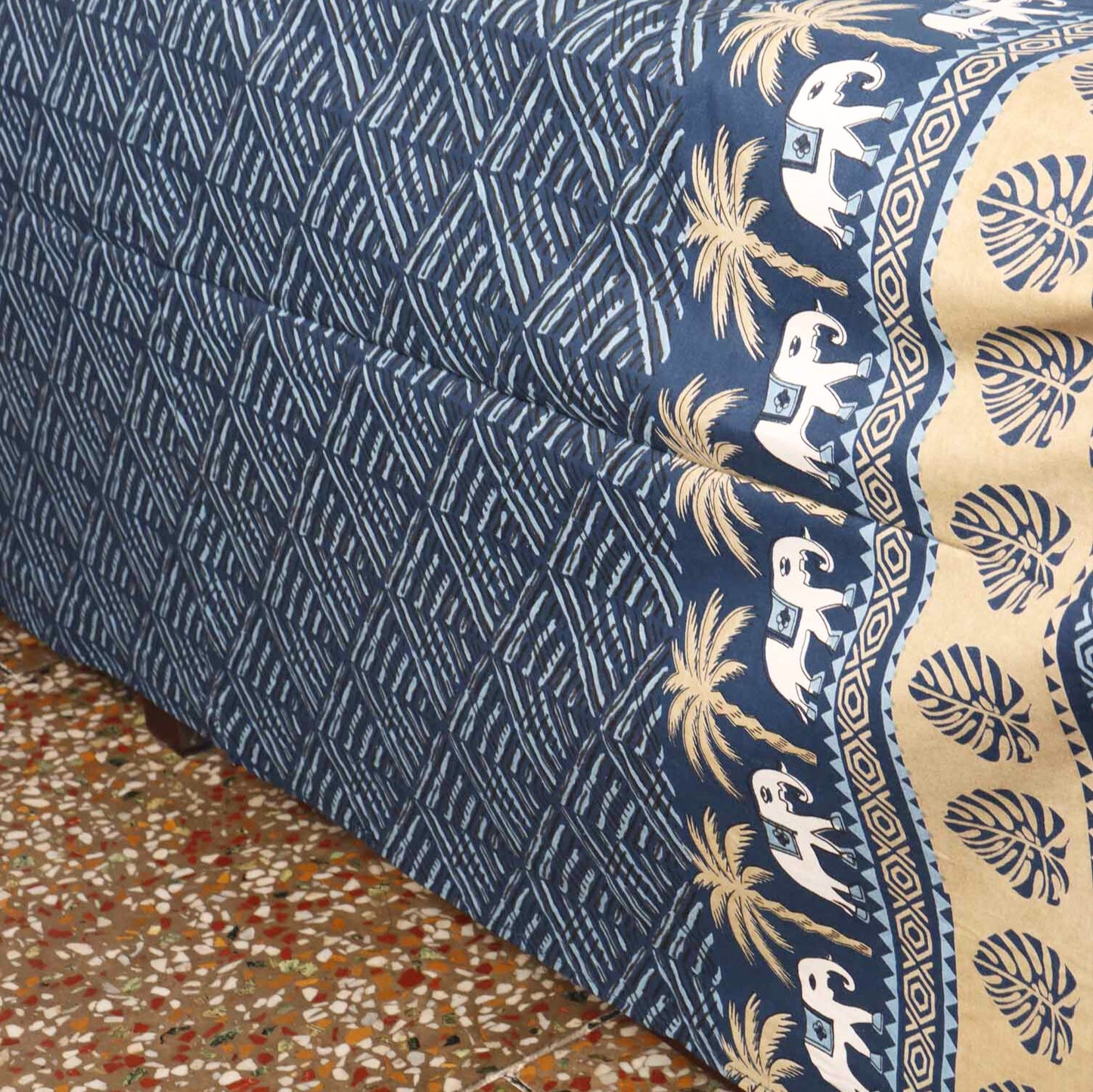 Sri Lanka - Flat I Fitted Bedsheet (108x108 Inches)