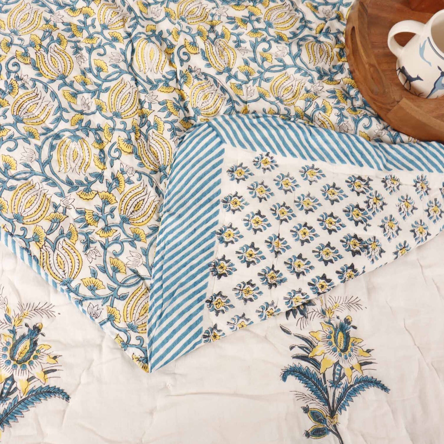 Pashmeena - Hand Block Razai