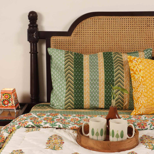 Chinaar - Hand Block Print Single Bed Quilt