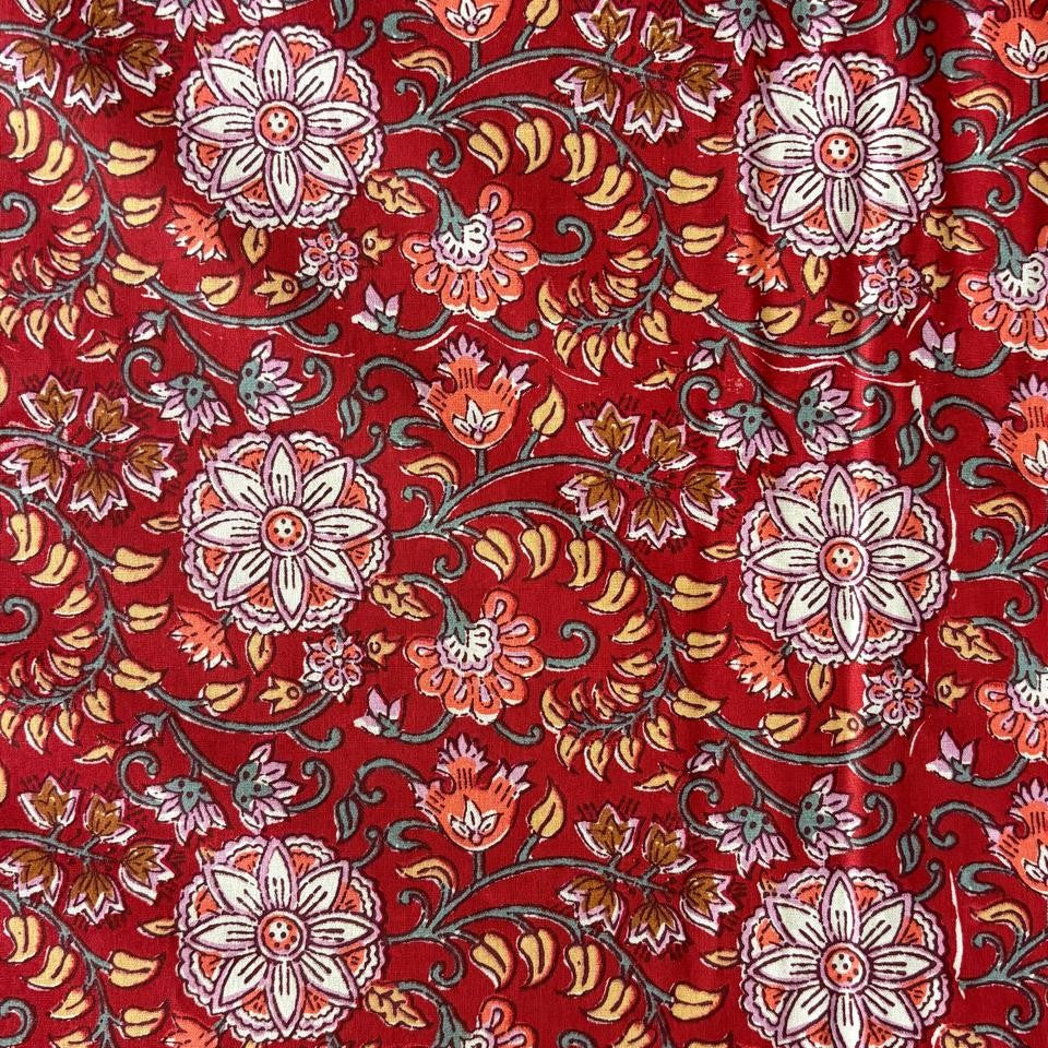Chartlook Red – Flat I Fitted Bedsheet (108x108 Inches)