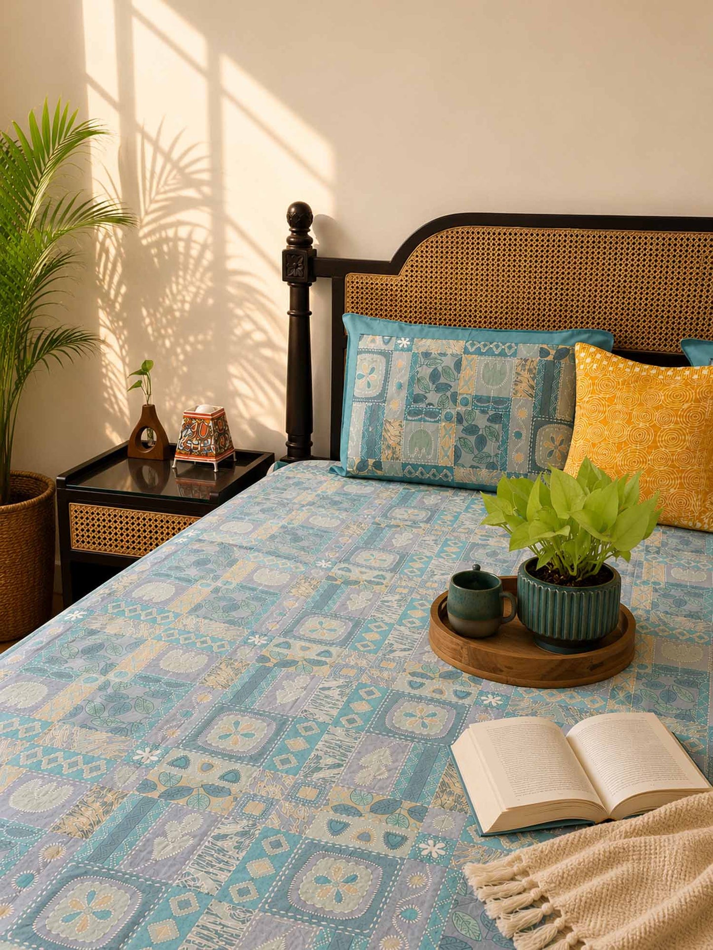 Cotton bedsheets online India for stylish bedroom home decor and comfort