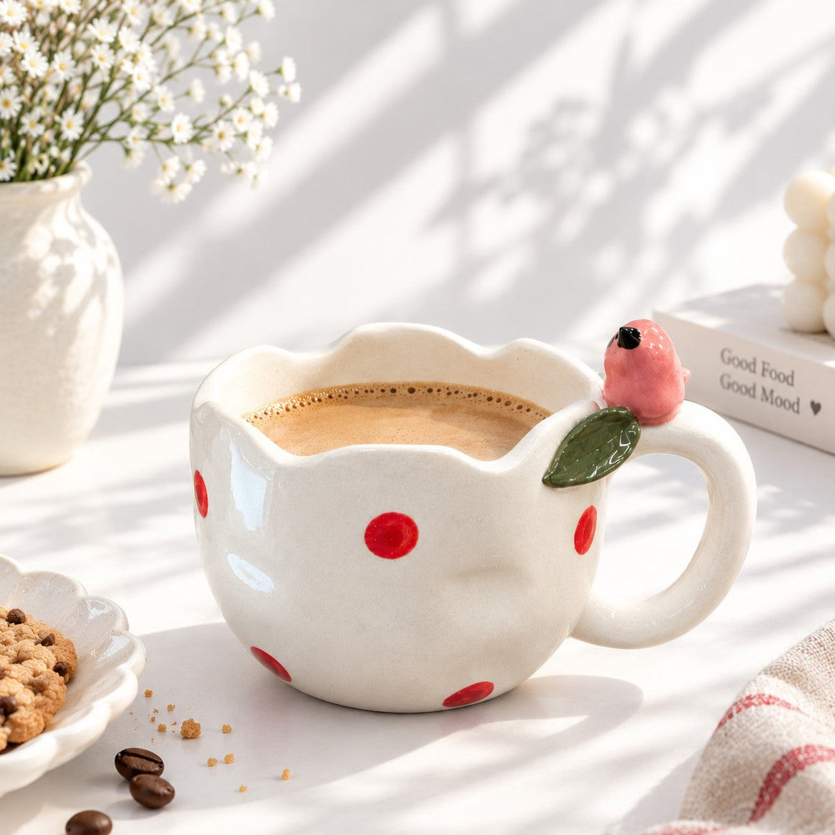 Pink Bird Mug