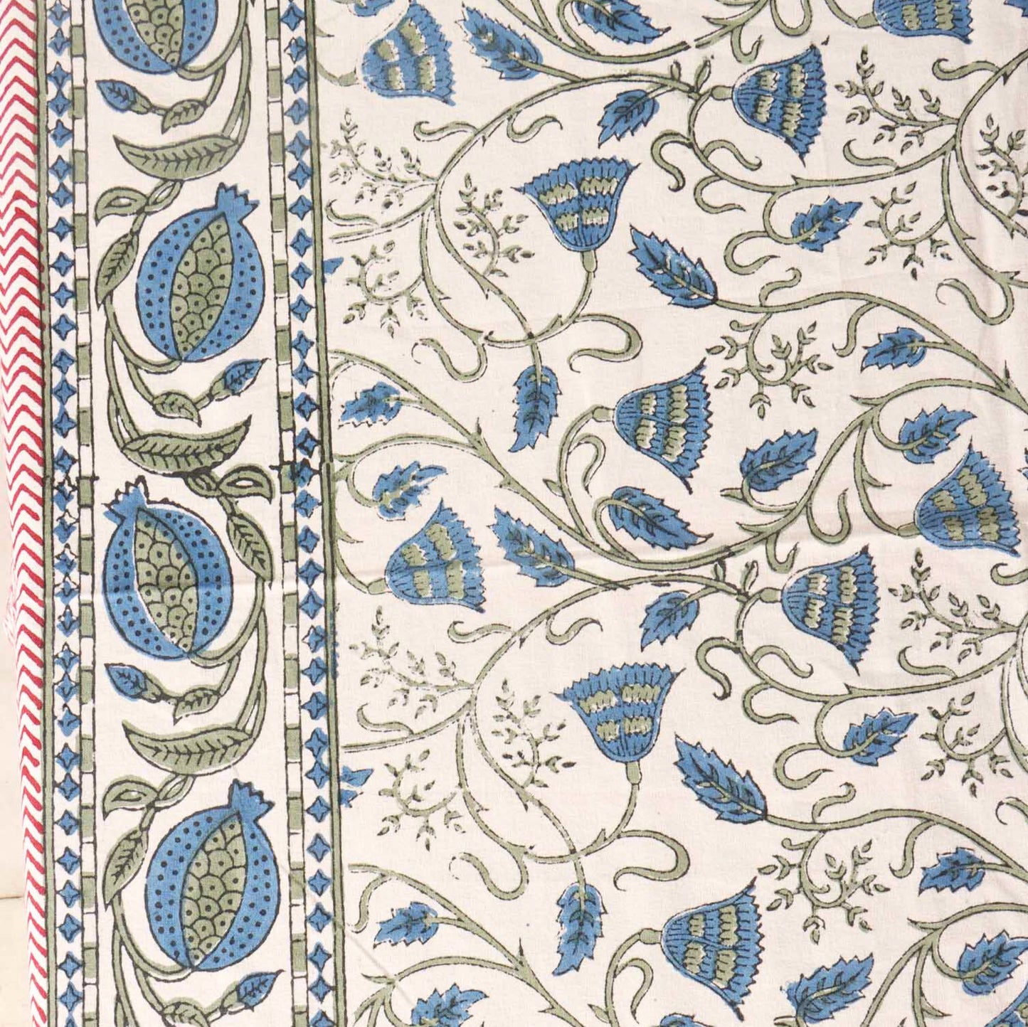 Nayanika Hand Block Printed Center Table Cover