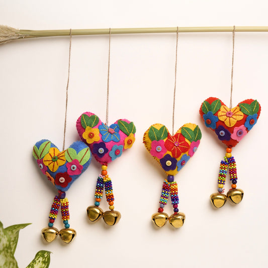 Felt Chimes - Heart