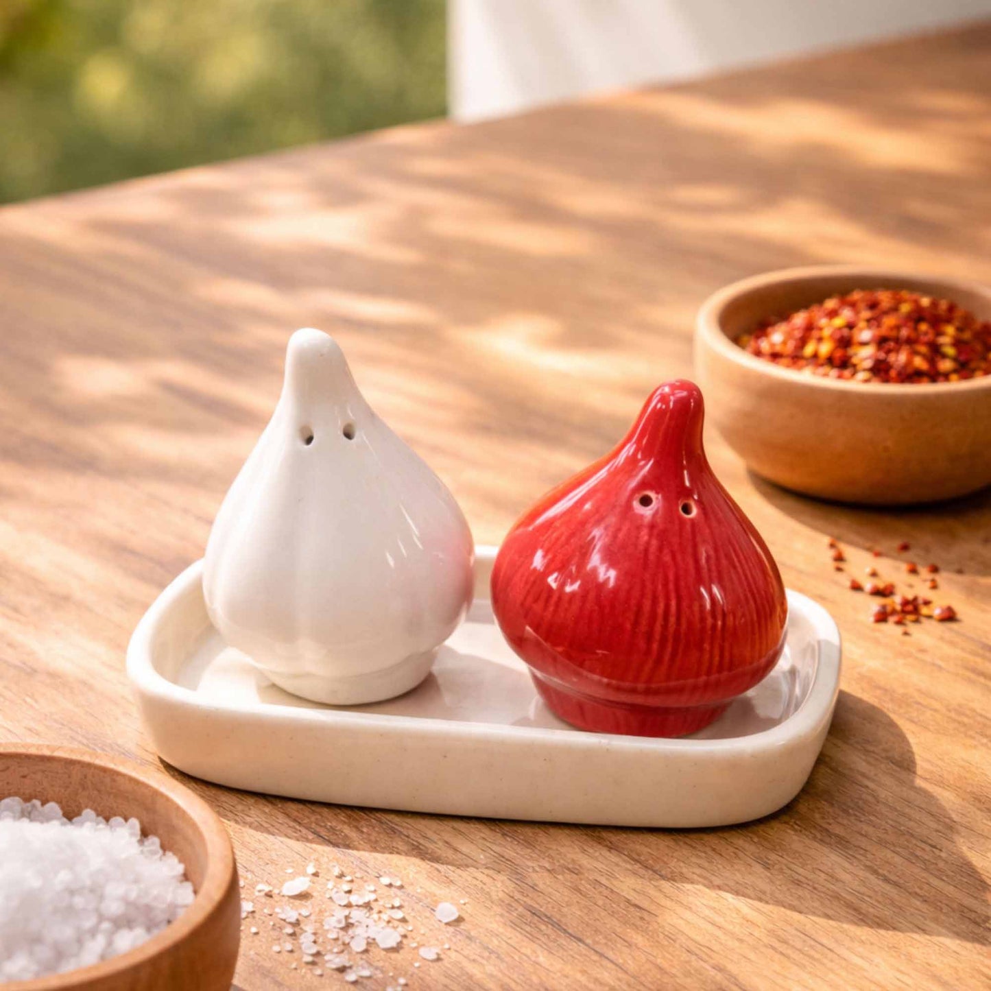 Onion Garlic - Salt & Pepper Shakers