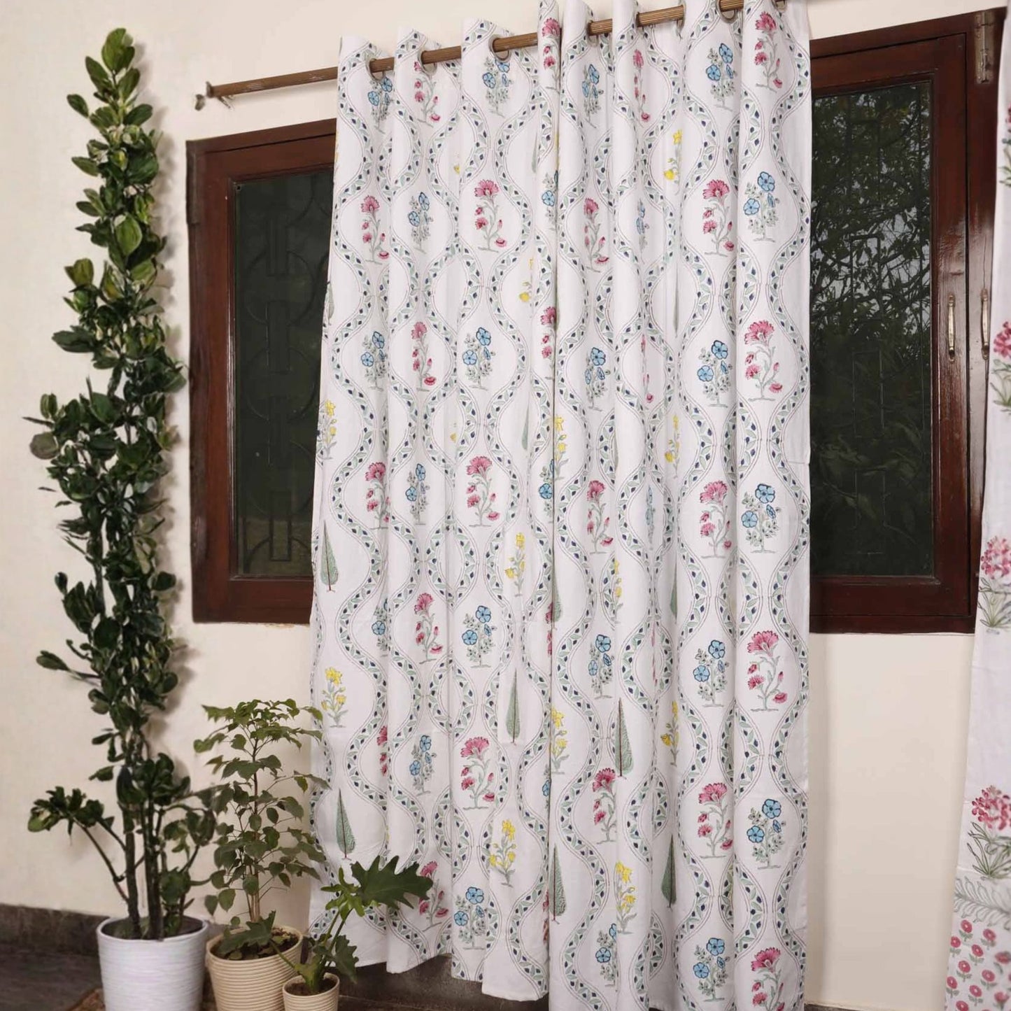 Block Print Curtain - Nargis