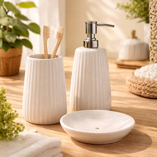 Bathroom Set - White